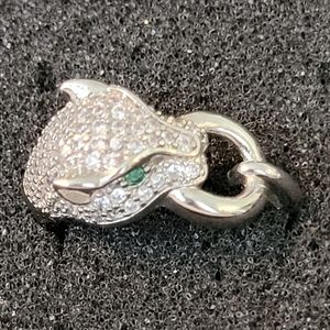Panther Sterling Silver Ring